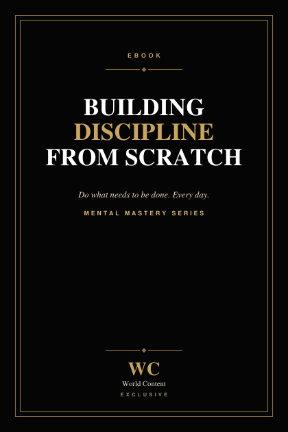 Building discipline from scratch